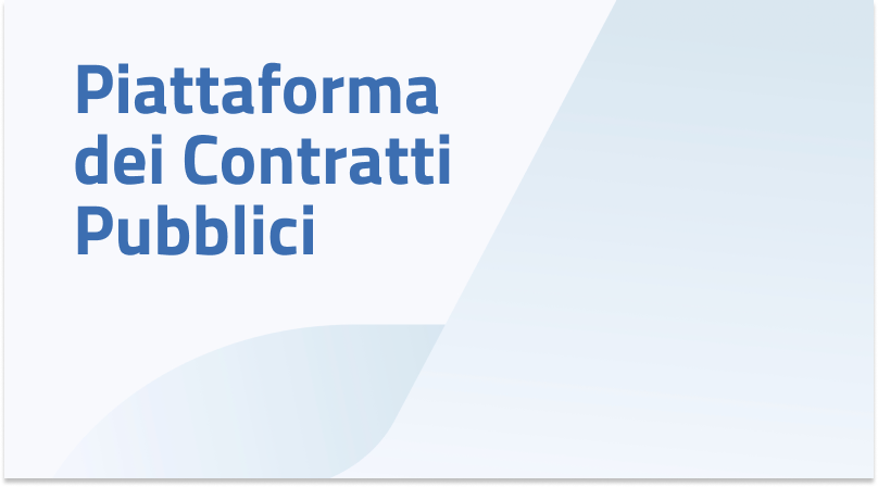 Piattaforma dei Contratti Pubblici